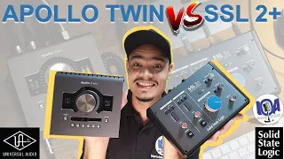 DUELO DAS QUERIDINHAS - APOLLO TWIN MKII VS SSL 2+