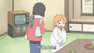 【 Nichijou 】 Hakase is giving birth to baby(‧”’‧) /Anime Funny Moment / 1080p HD / Eng Sub