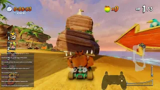 CTR: Nitro Fueled - Hard Mode Adventure 101% (Stream Highlight)