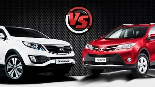 Which is best? KIA Sportage 2015 vs Toyota RAV4 s