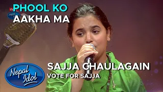 Phool ko Aakha Ma - Ani Choying Dolma | Vote For Sajja Chaulagain | Nepal Idol Season 3 | AP1HD