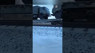 Russian military train