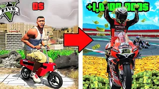 PASO de PILOTO POBRE a MILLONARIO DE MOTOS en GTA 5!