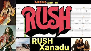 Xanadu - RUSH - Guitar + Bass TABS Lesson