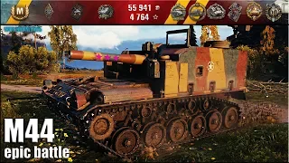 СТАТИСТ на АРТЕ M44 🌟 медаль Колобанова World of Tanks