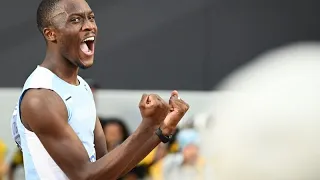 Botswana’s Letsile Tebogo, first African to win silver at World Athletics Championship