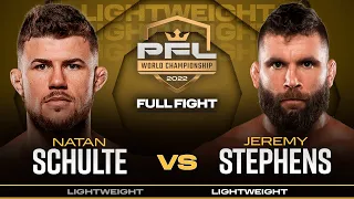 Natan Schulte vs Jeremy Stephens | 2022 PFL Championship