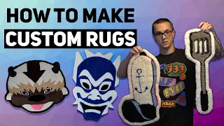 How To Tuft Custom Rugs | Turn Any Image Into A Rug