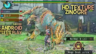 SILAHKAN COBA! | ZINOGRE REALISTIC TEXTURE - MISTY PEAK REVAMP HD | MH3RD HD TEXTURE