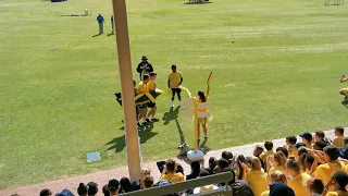 Interhouse athletics war cry - Camborne (Yellow)