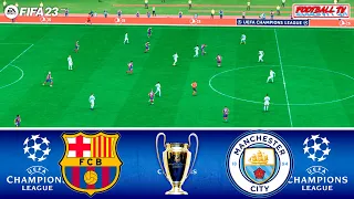 FIFA 23 | Barcelona vs Manchester City | UEFA Champions League Final | Gameplay PC