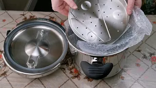 How to use the Pressure Cooker  unboxing and reviewing قدر الضغط