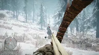 Far Cry Primal awesome double bow kill