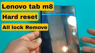 Lenovo tab M8 Hard reset quick