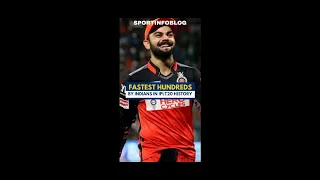 Fastest 100's in IPLT20 History - Yusuf Pathan 37 ball 100 for RR, Sehwag fastest 100.