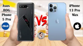 Asus ROG Phone 5 Pro Vs iPhone 13 Pro Max || Mr. Gech