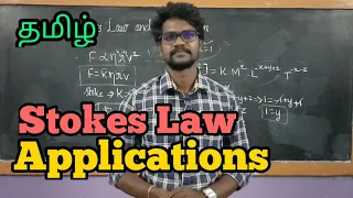 Stokes|Law|Applications|Physics 11|Tamil|MurugaMP