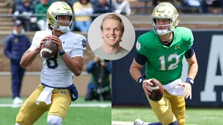 National CFB analyst breaks down Notre Dame's spring game | Kenny Minchey, CJ Carr, Steve Angeli