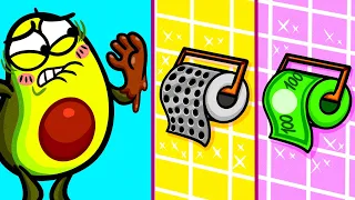 POOR vs RICH vs GIGA RICH 🥑 I Was Adopted by Billionaires! 🥑 Avocado Couple Live