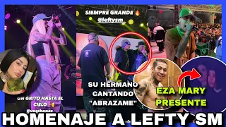 Hermano de Lefty SM y Raperos de Alzada le RINDEN HOMENAJE. Eza Mary PRESENTE #leftysm #santafeklan