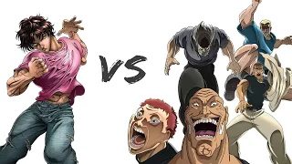 Prisoners vs Baki Team - Power Levels Comparison / Baki 2018