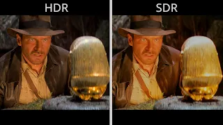 Raiders of the Lost Ark HDR vs SDR Comparison