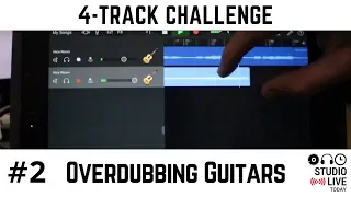 Overdubbing a Guitar Track in GarageBand iOS (iPad)