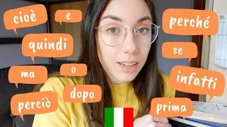 11 basic Italian linking words to boost your phrases [CONNETTIVI LOGICI BASE DA SAPERE in italiano]