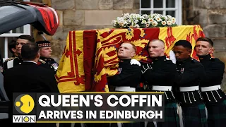 Queen Elizabeth's coffin arrives in Edinburgh after 6-hour journey | Latest World News | WION