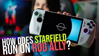 STARFIELD ON ASUS ROG ALLY | Best settings for 1080p and gameplay 🪐