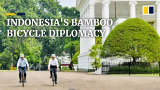 The bamboo-made two-wheelers behind the Indonesian president’s bicycle diplomacy