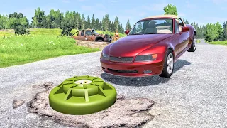 Cars vs Landmine #1 – BeamNG Drive | CrashBoomPunk