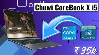 Chuwi CoreBook X i5 Laptop Review In Hindi 2024 | Intel Core i5-1035G1 + 16GB Ram + Windows 11 Home