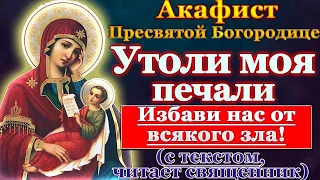 Акафист Пресвятой Богородице пред иконой Утоли моя печали, молитва Божией Матери