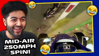 ONE OF THE FUNNIEST GLITCHES / CRASHES on the F1 Game!