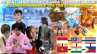 PENENTUAN SIAPA YG JUARA TURNAMEN ASIA!! GZ DIKASIH DOUBLE VEKTOR AUTO BANTAI - FREE FIRE