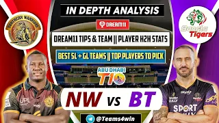 NW vs BT, NW vs BT Prediction, NW vs BT Player Stats, NW vs BT Dream11 Team, BT vs NW T10 Team Today