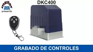 Grabado de controles en DKC400