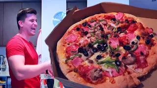 VLOG: ЗАКАЗАЛИ ПИЦЦУ НА ДОМ! DOMINO´S PIZZA!  06.12.17