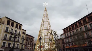 Walking in Toledo - 4K Spain Rainy winter tour