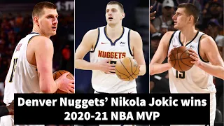 Denver Nuggets' Nikola Jokic wins 2020-21 NBA MVP