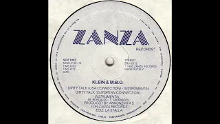 Klein & M.B.O. - Dirty Talk  (12" USA Connection Instrumental)