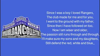 Glasgow Rangers chant - Since i was a boy (NEW)