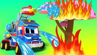 Supernáklaďák Zachraňujeme slavnost třešňových květů Město Aut - Animák o náklaďácích pro dět