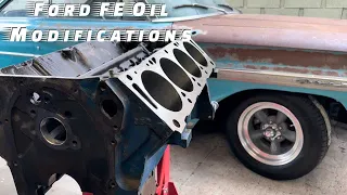 Ford 428 FE Block Prep: Oil Mods, Oil Galley Plugs, and Blueprinted Oil Pump!
