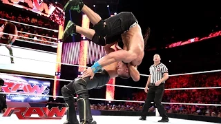 John Cena vs. Seth Rollins – United States Championtitel: Raw – 27. Juli 2015