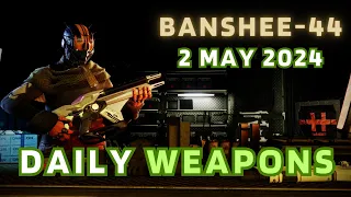 A "God Roll" Code Duello rocket launcher - Banshee-44 Destiny 2 Gunsmith Official Weapon Inventory