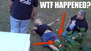 HOW ANGRY GRANDPA HURT HIS KNEE!