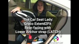 Graco Extend2Fit: Rear-facing installation with LATCH - The Car Seat Lady
