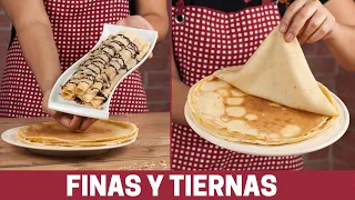 masa para crepas - como hacer masa para crepas dulces y saladas